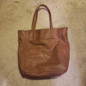 Tan merona large tote